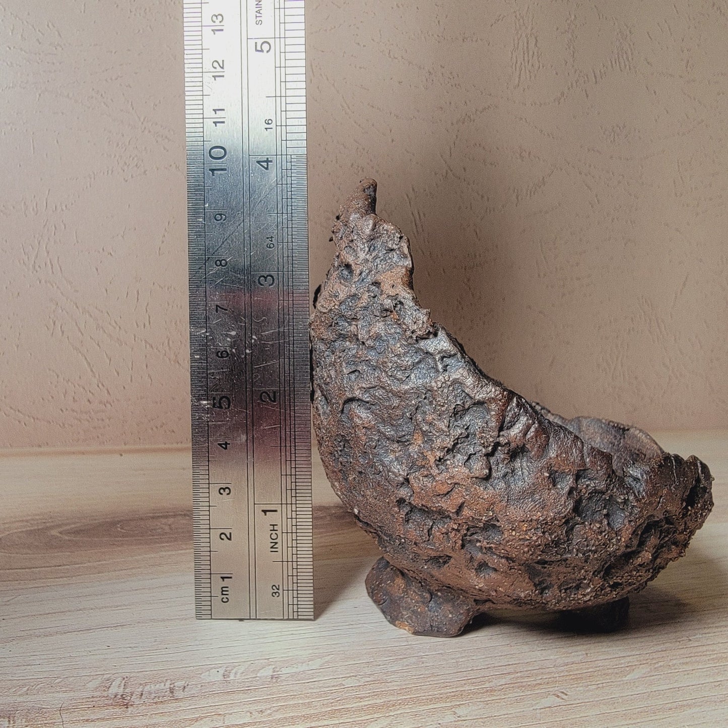 Crescent Pot for Mame Bonsai Dark Oxide - Little Pots by KK